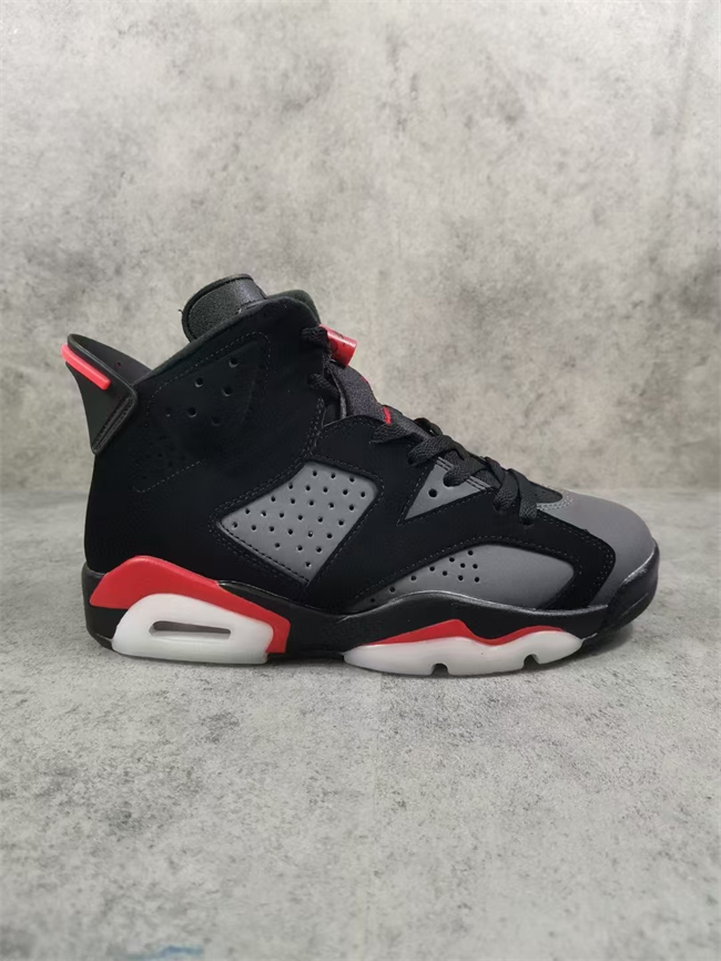 Men's Black/Grey Running Weapon Air Jordan 6 Shoes 072